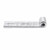 SLOTTED HINGE-EYE ZINC PLATE 2 HOLES