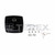 SQUARE DOOR HANDLE LATCH / LOCK ASSY (12.86.3030)