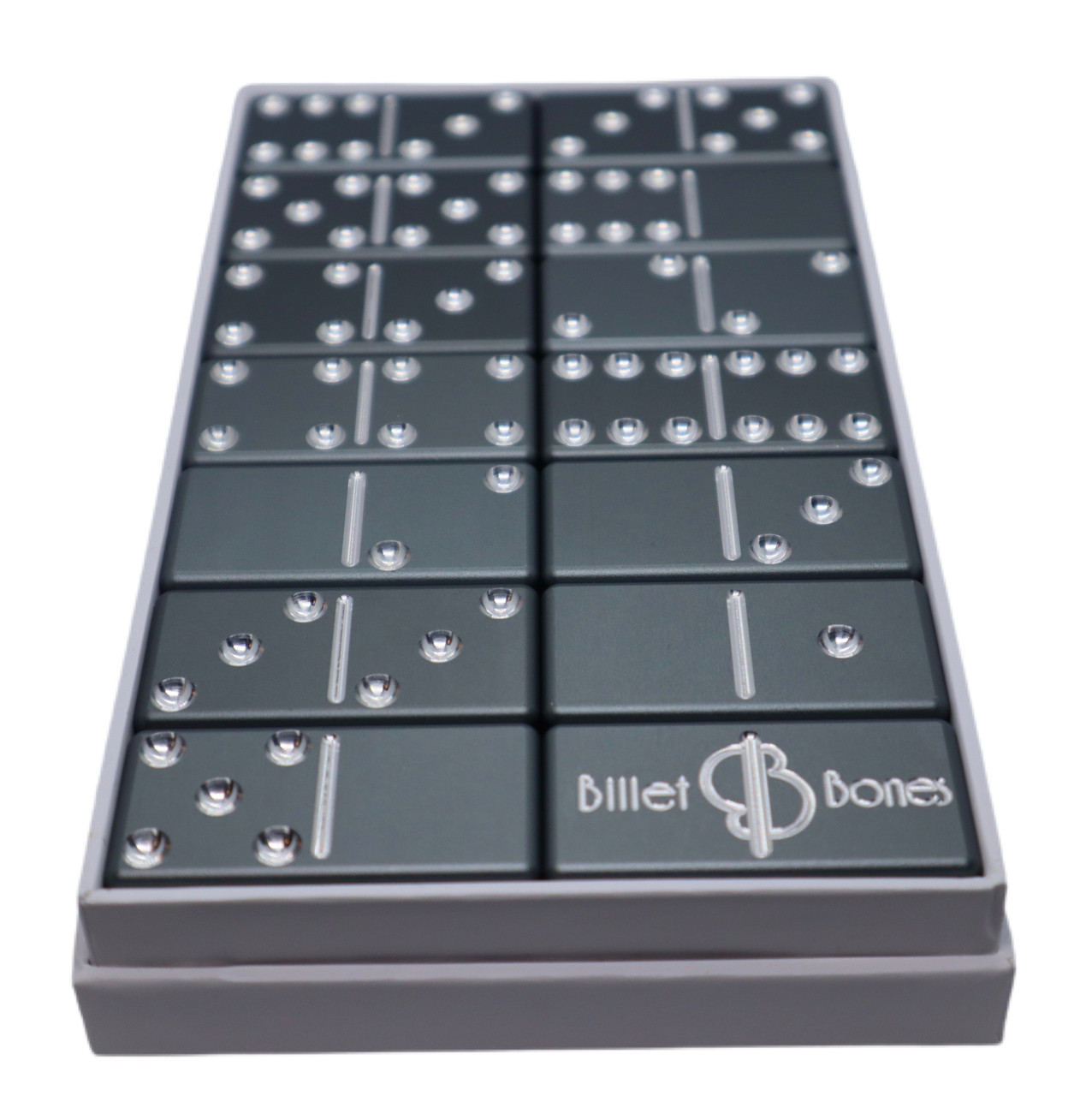 Gray Double 6 Domino Set