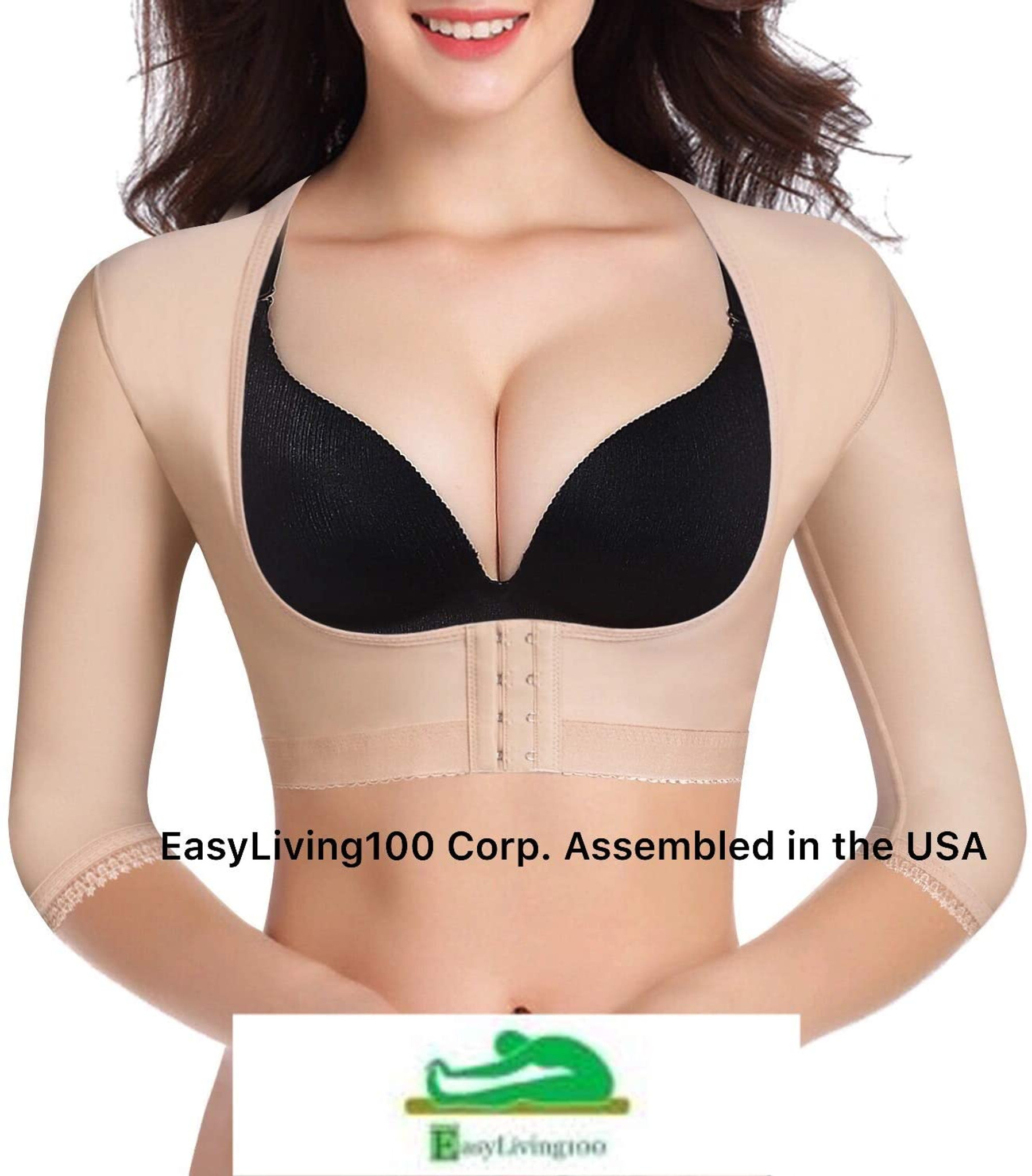 Posture Corrector Upper Arm Shaper 1 For Women Slimmer Sleeves With Front  Closure And Breast Support From Hairlove, $16.97