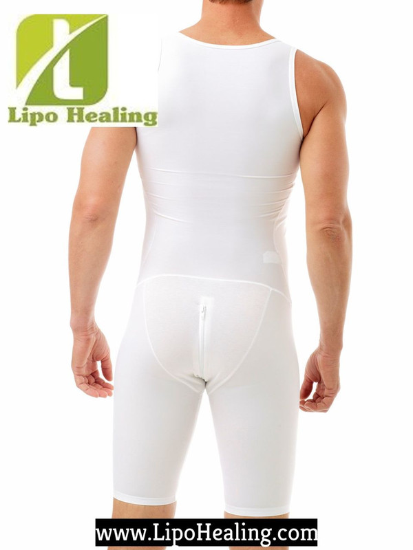 This Stage 2 sleeveless, above the knee, full body compression garment designed ideal for use following Plastic Surgery,  liposuction of the abdomen, thighs and is typically worn during Stage 2 of recovery (2-8 weeks of post-op).
Provides support to surgical areas for more comfort and helps the skin fit better to its new contours.