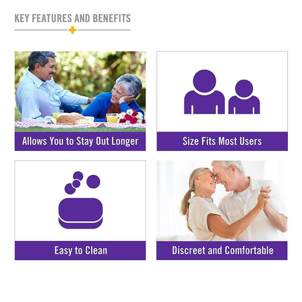 Urine Leg Bag Collector Catheter Male PORTABLE Wearable Men's Urinal