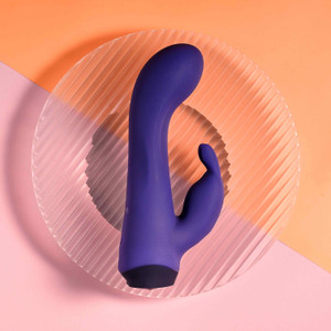 Plum Job, Petite Rabbit Vibrator from SELOPA by Evolved Novelties SL-RS-5391-2 Plum Job, Petite Rabbit Vibrator from SELOPA by Evolved Novelties SL-RS-5391-2