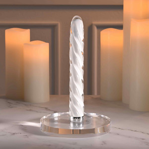 In A Twist Glass Vibrator from Playboy Pleasure by Evolved Novelties PB-RS-5612-2 In A Twist Glass Vibrator from Playboy Pleasure by Evolved Novelties PB-RS-5612-2