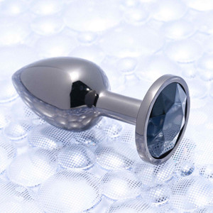 Black Gem Anal Plug Small by Evolved Novelties EN-BP-8584-2 Black Gem Anal Plug Small by Evolved Novelties EN-BP-8584-2