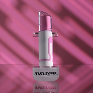 Pucker up Silicone Rechargeable Tapping Clitoral Vibrator by Evolved Novelties EN-RS-7937-2