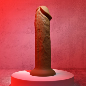 7" Girthy Vibrating Dong - Dark Girthy realistic vibrating dildo by Evolved Novelties 7" Girthy Vibrating Dong - Dark Girthy realistic vibrating dildo by Evolved Novelties