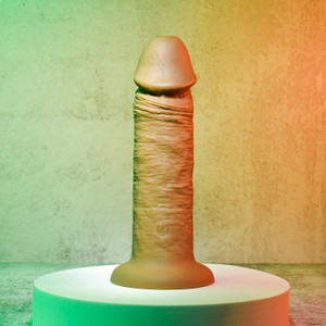 6" Girthy Vibrating Dong - Dark Girthy realistic vibrating dildo by Evolved Novelties 6" Girthy Vibrating Dong - Dark Girthy realistic vibrating dildo by Evolved Novelties