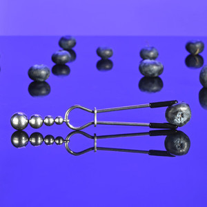 Beaded Nipple Clamps - Silver Beaded Nipple Clamps - Silver