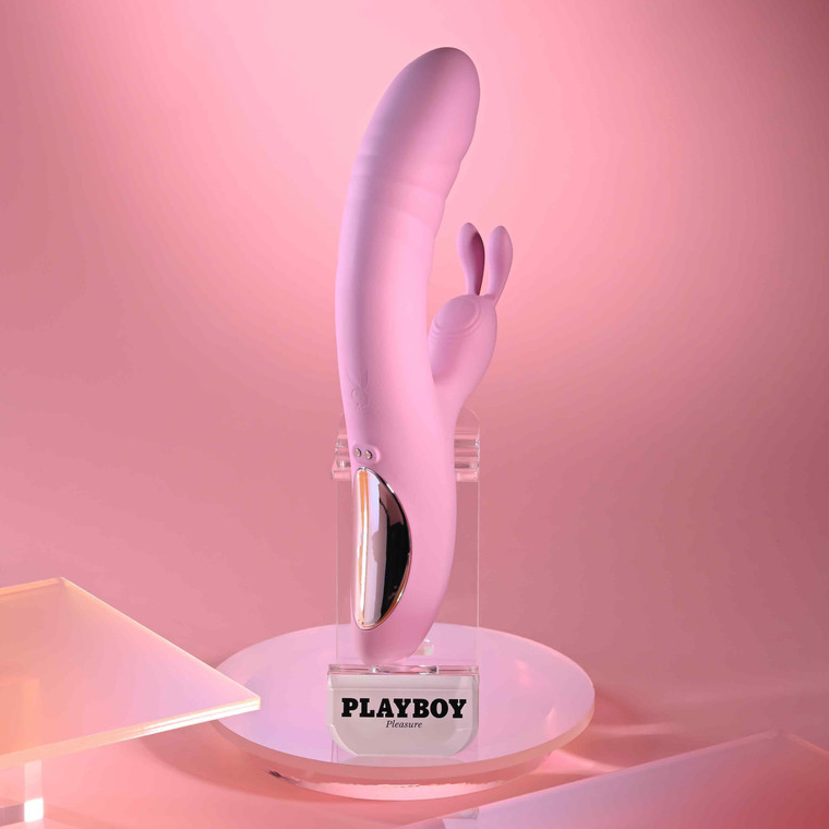 Rub Me Right Rabbit Vibrator from Playboy Pleasure by Evolved Novelties PB-RS-6626-2