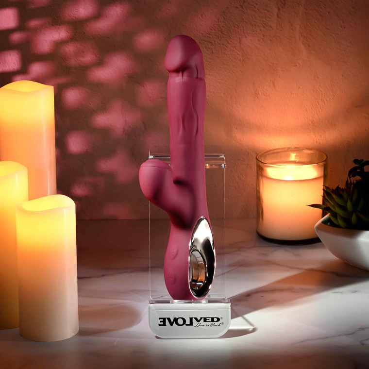 Bursting With Pleasure Inflatable Dual Vibrator by Evolved Novelties EN-RS-6763-2