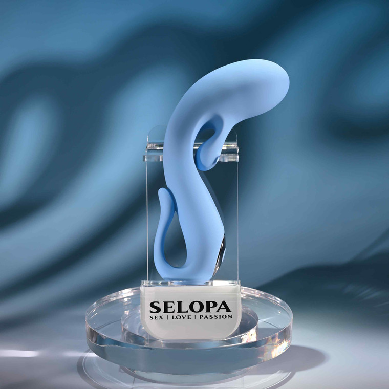 Smooth Operator Silicone Rechargeable Dual Stimulator by Selopa SL-RS-7463-2