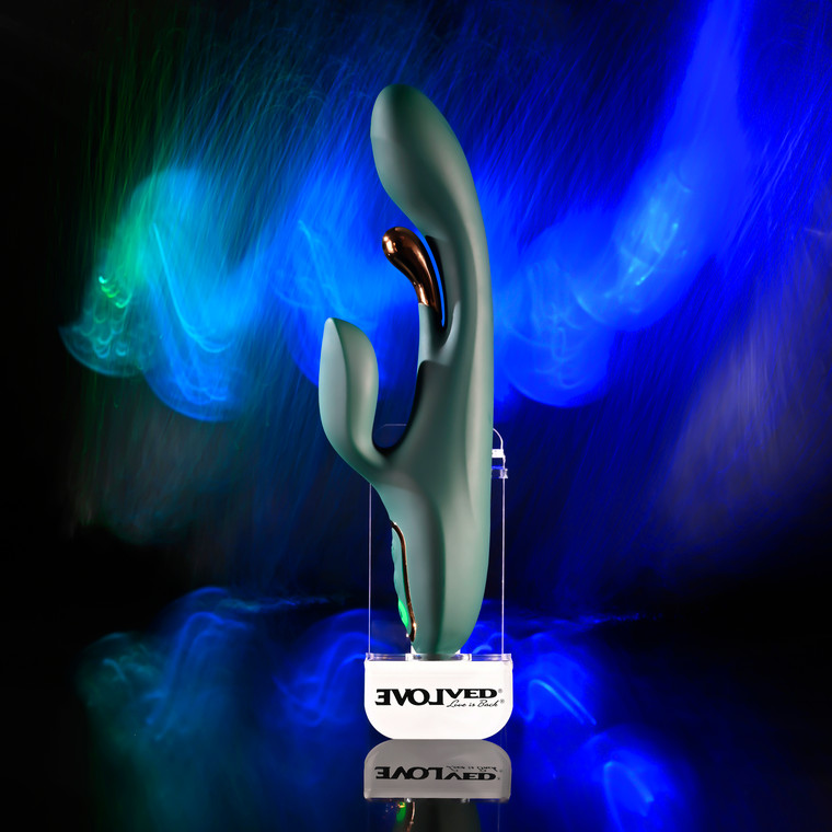 Golden Goddess Silicone Rechargeable Vibrator by Evolved Novelties EN-RS-7197-2