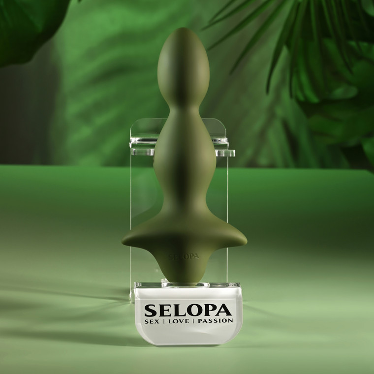 Rocket Plug Silicone Rechargeable Tapping Vibrator by Selopa SL-RS-7890-2