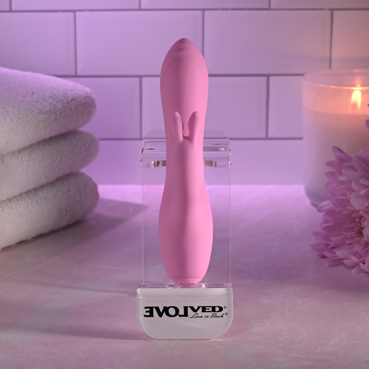Teeny Bunny Silicone Rechargeable Rabbit Vibrator by Evolved Novelties EN-RS-8262-2