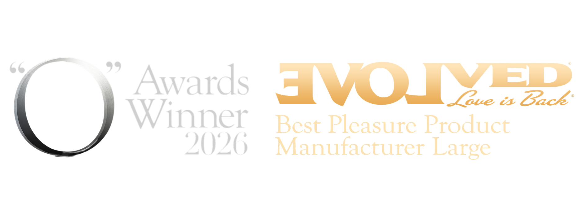 O Awards Winner 2026 — Best Pleasure Product Manufacturer Large