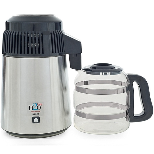 Best-in-Class Stainless Steel Water Distiller with Glass Carafe