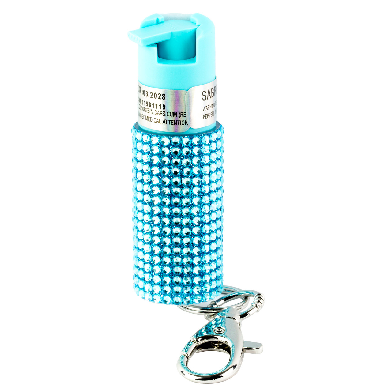 Sabre Jeweled Spray W/key Ring Teal