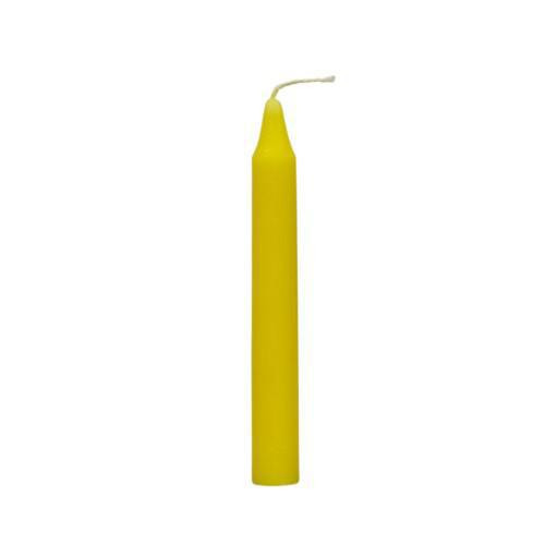 Yellow Ritual Chime Candles 5" (6 Pack)