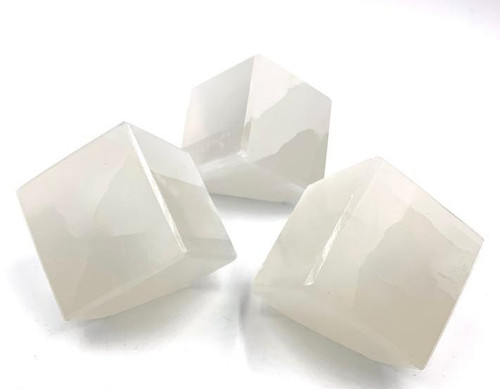 Selenite Cube with Cut Base | Cleansing