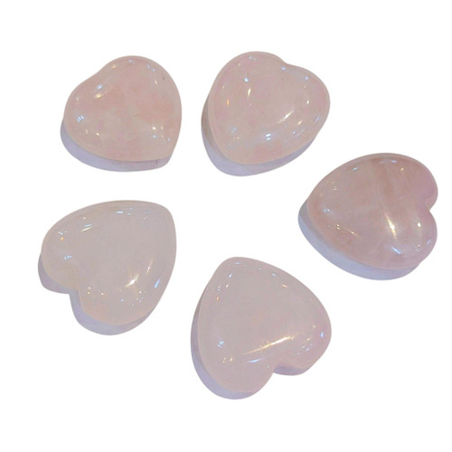 Rose Quartz Small Heart | Love, Compassion & Self-Care