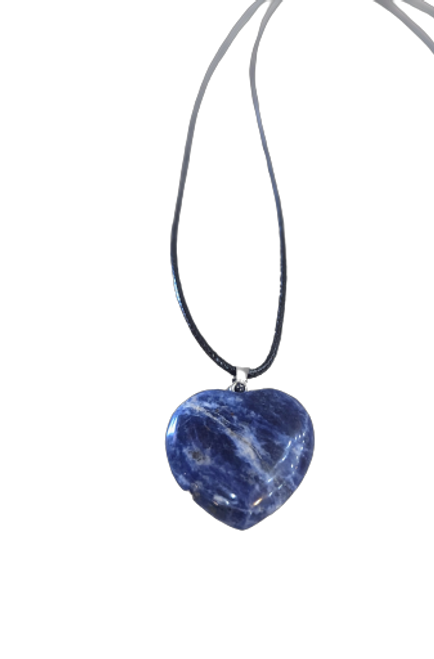 Lapis Lazuli Heart Pendant | Third Eye