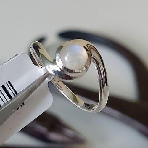 Sterling silver Wrapped in Hope Rainbow Moonstone ring handcrafted by Crystal Earth Studios, size 8 artisan gemstone jewelry. Sterling silver Wrapped in Hope Rainbow Moonstone ring handcrafted by Crystal Earth Studios, size 8 artisan gemstone jewelry.