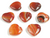 Carnelian Small Heart | Creativity | Energy