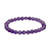 Elastic Amethyst 8mm Bracelet | Spirituality | Relaxation