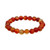 Elastic Brown and Red Agate Bracelet 8mm | Detox | Clear Aura