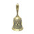 Floral Design Altar Bell | Alloy-Broze | 4.5 Inches