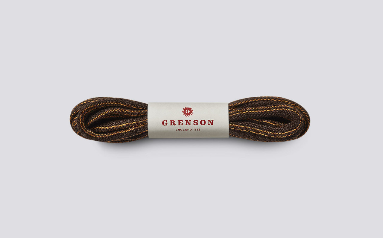 Hiking Boot Laces | Tan Cotton and Nylon Blend Laces | Grenson