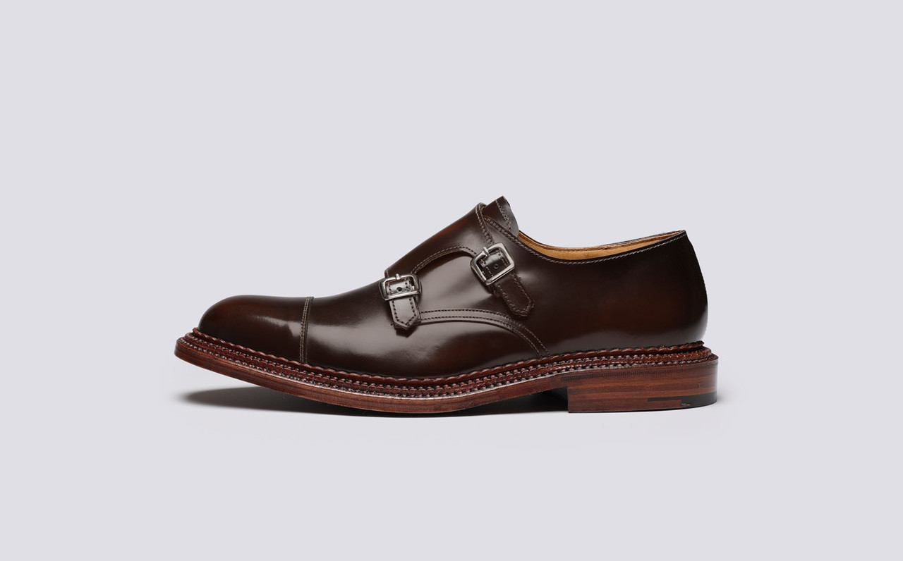 grenson double monk strap