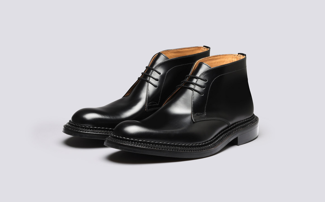 grenson black boots