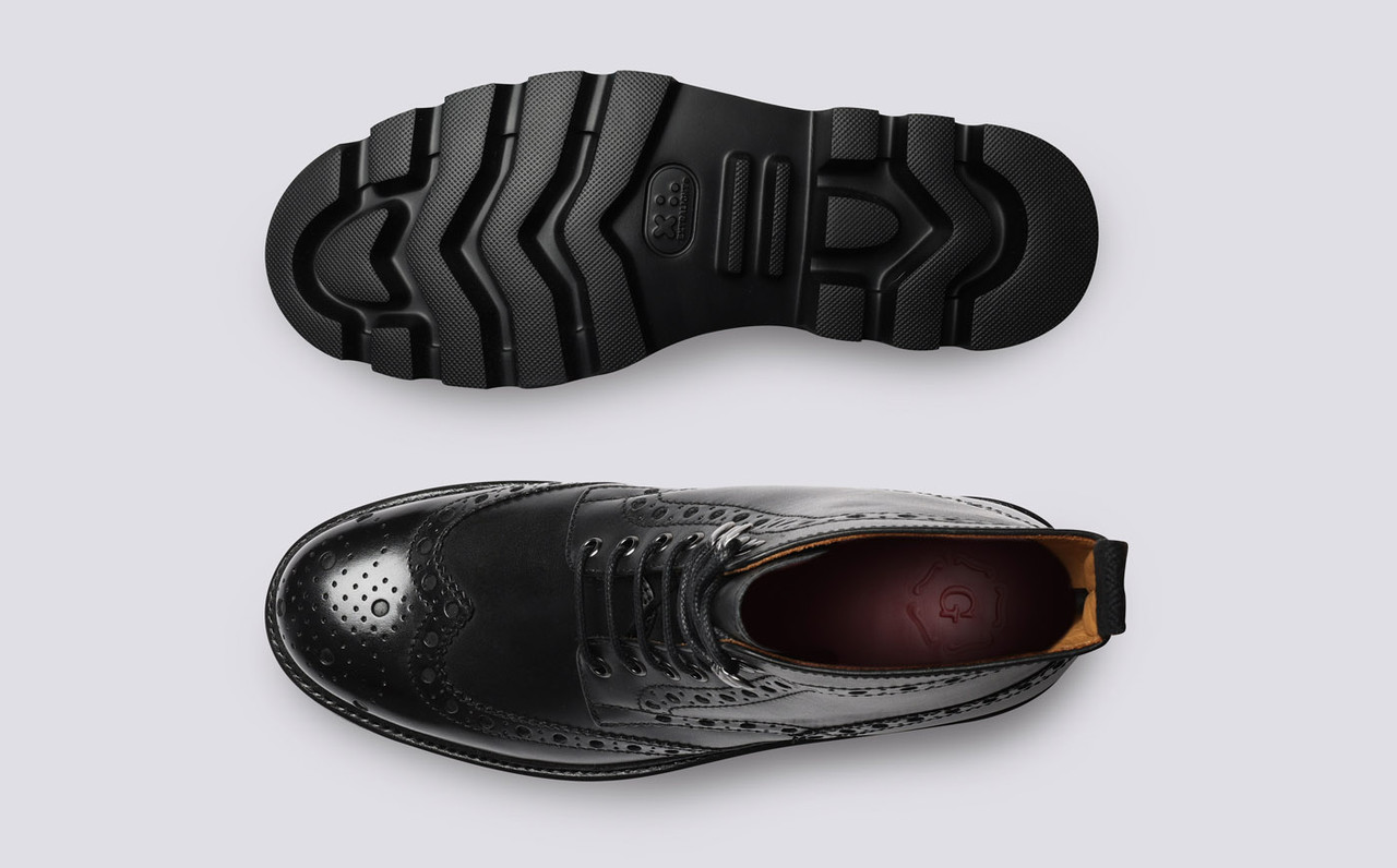 grenson fred v black