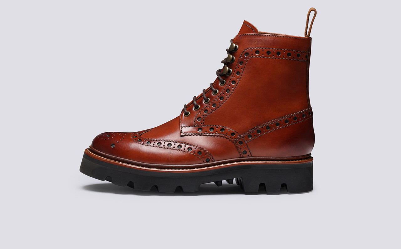 grenson fred tan