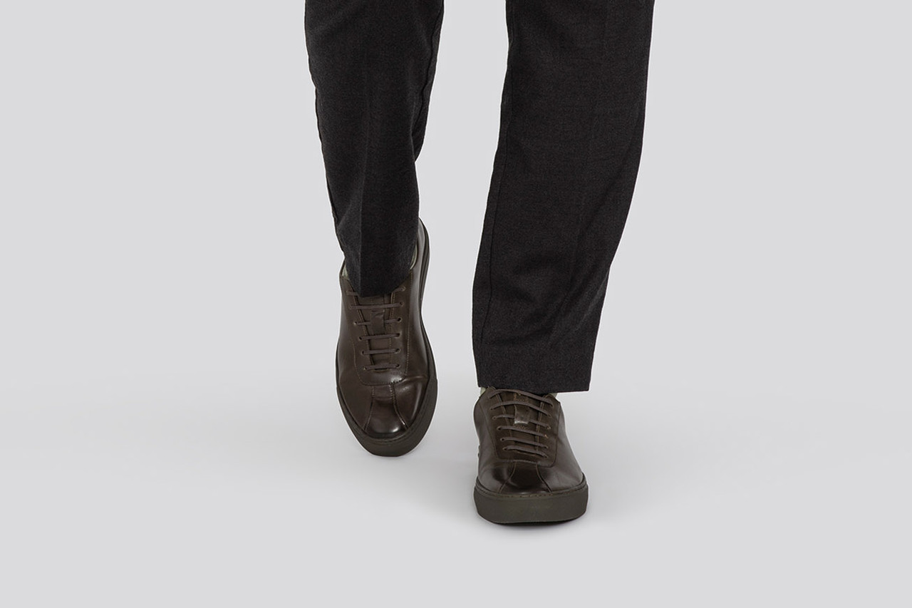 grenson canvas sneaker