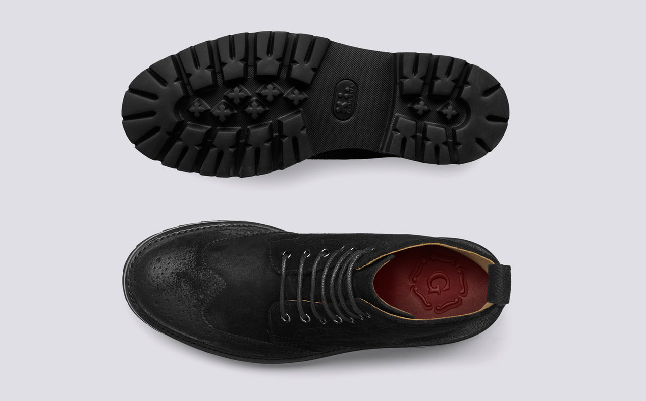 grenson black boots
