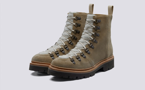 Nanette | Womens Suede Hiker Boots on 