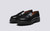Jefferson | Loafers for Men in Black Hi Shine Leather | Grenson - Main View