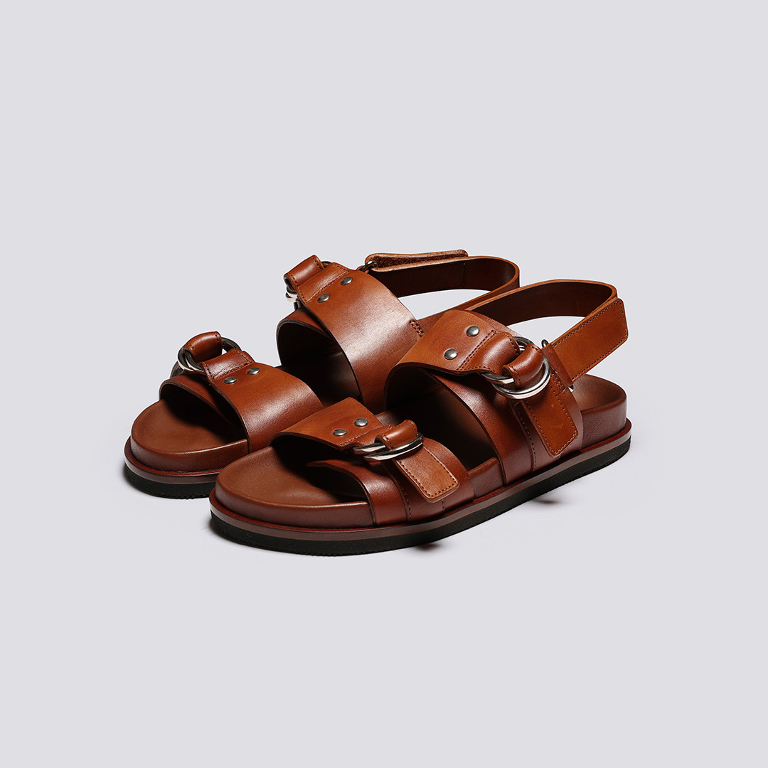 Grenson Davina, Women’s Sandals In Tan Leather Size: 6