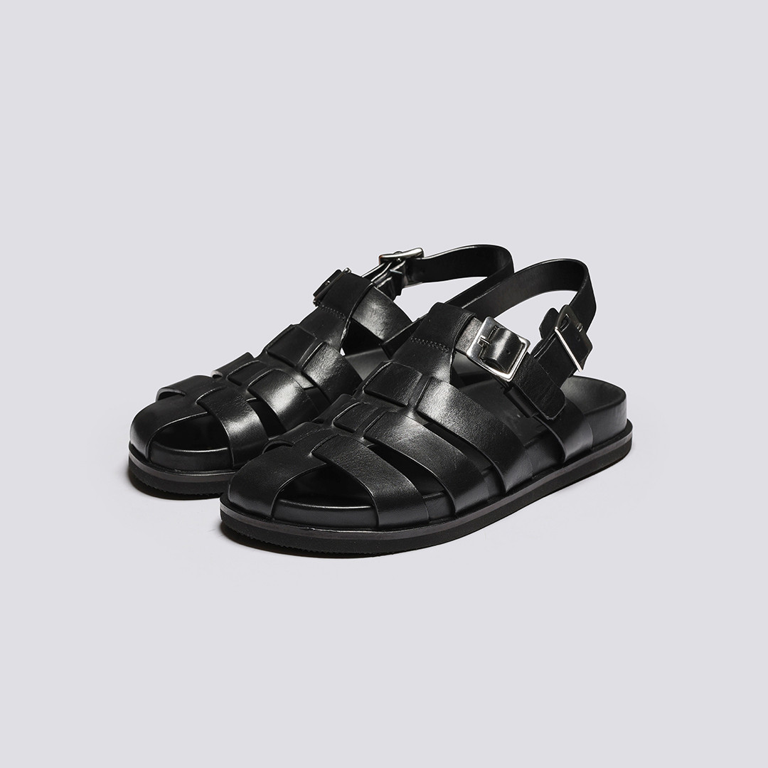 Grenson Quinta, Women’s Sandals In Black Leather Size: 3