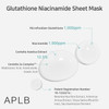 APLB Glutathione Niacinamide Sheet Mask Set 10pcs