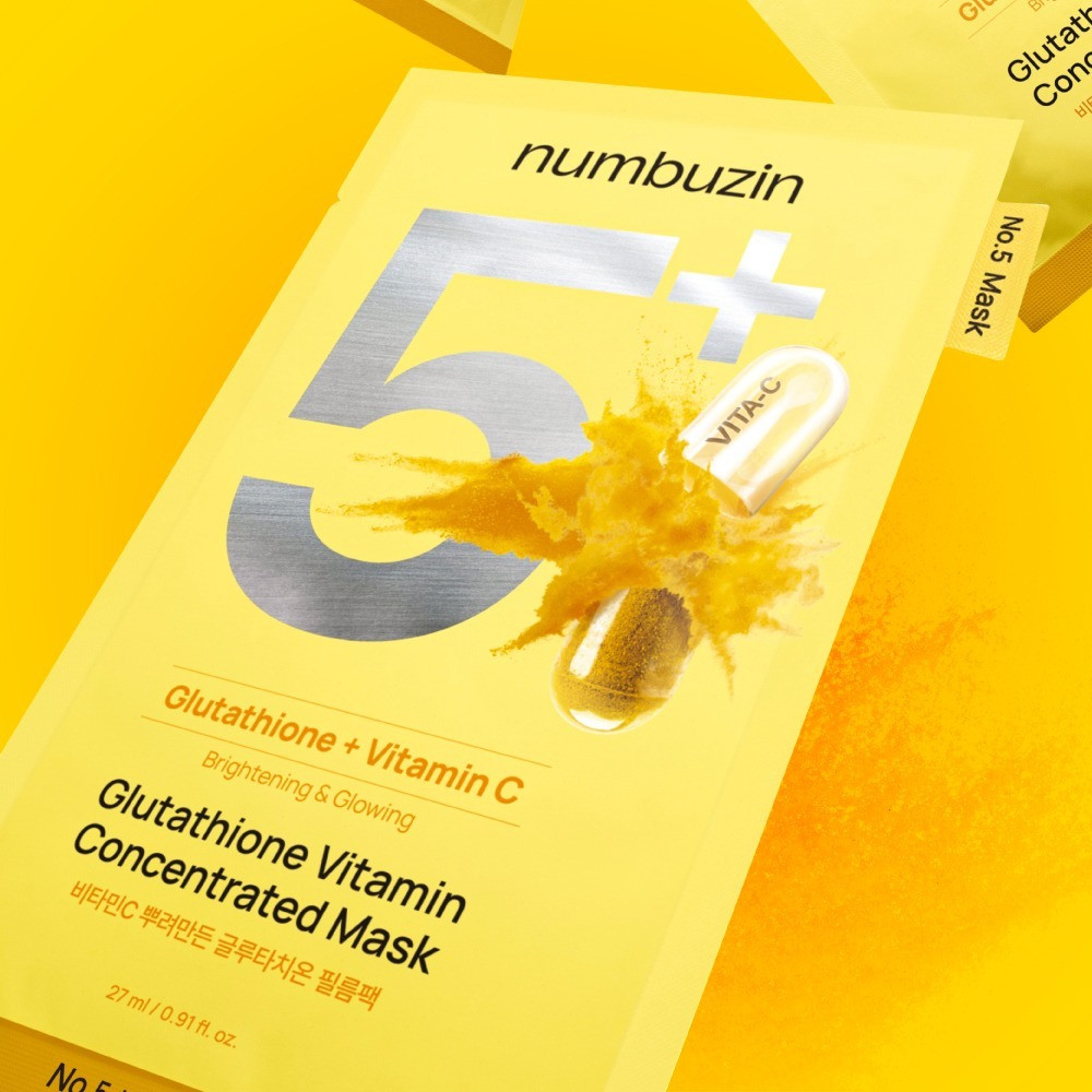 NUMBUZIN No. 5+ Glutathione Vitamin Concentrated Mask | Melon +