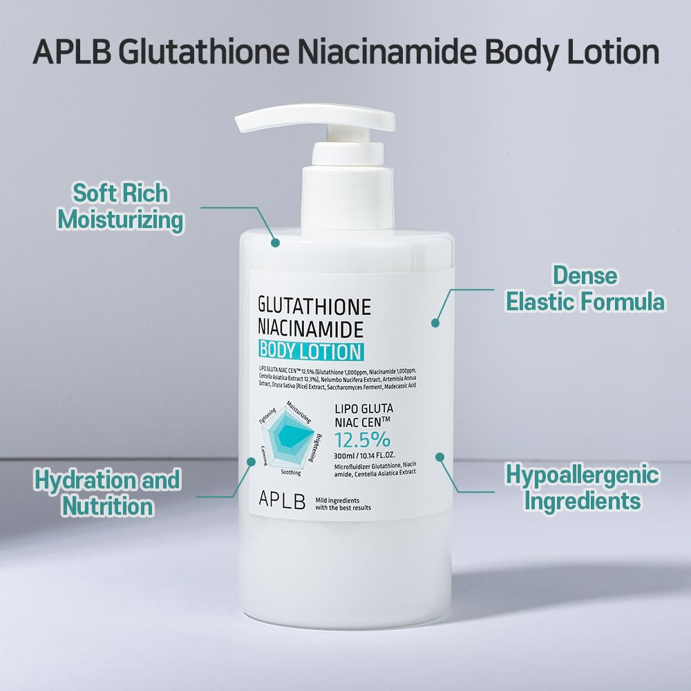 APLB Glutathione Niacinamide Body Lotion 300ml | Melon + Starfish