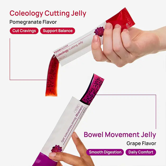 FOODOLOGY Coleology Bowel Movement Jelly 25g x 10 sticks | Melon +