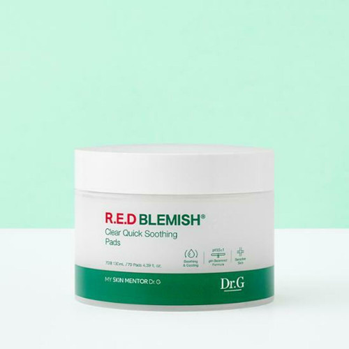 Dr.G Red Blemish Clear Quick Soothing Pads 70 pads Dr.G Red Blemish Clear Quick Soothing Pads 70 pads