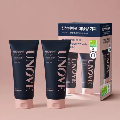 UNOVE Deep Damage Treatment EX 320ml Tender Bloom Duo Set UNOVE Deep Damage Treatment EX 320ml Tender Bloom Duo Set