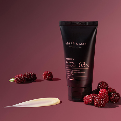 MARY & MAY Idebenone Blackberry Complex Intense Cream 100g (Tube) MARY & MAY Idebenone Blackberry Complex Intense Cream 100g (Tube)