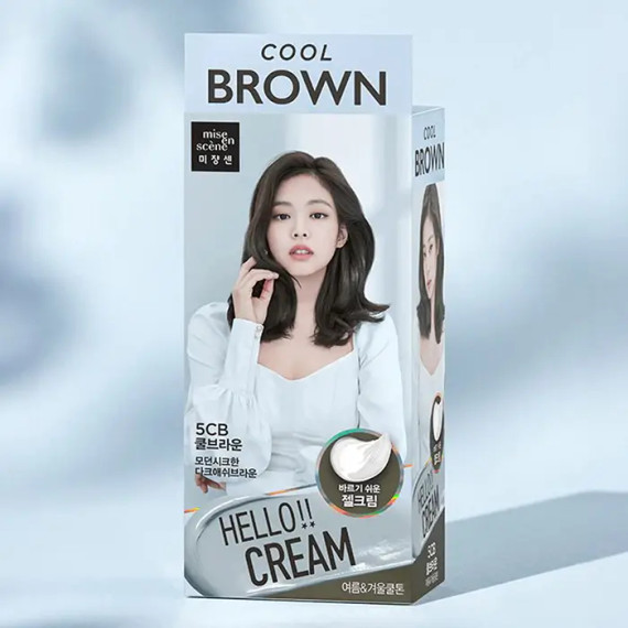 MISE EN SCÈNE Hello Cream Hair Colour Kit #5CB Cool Brown